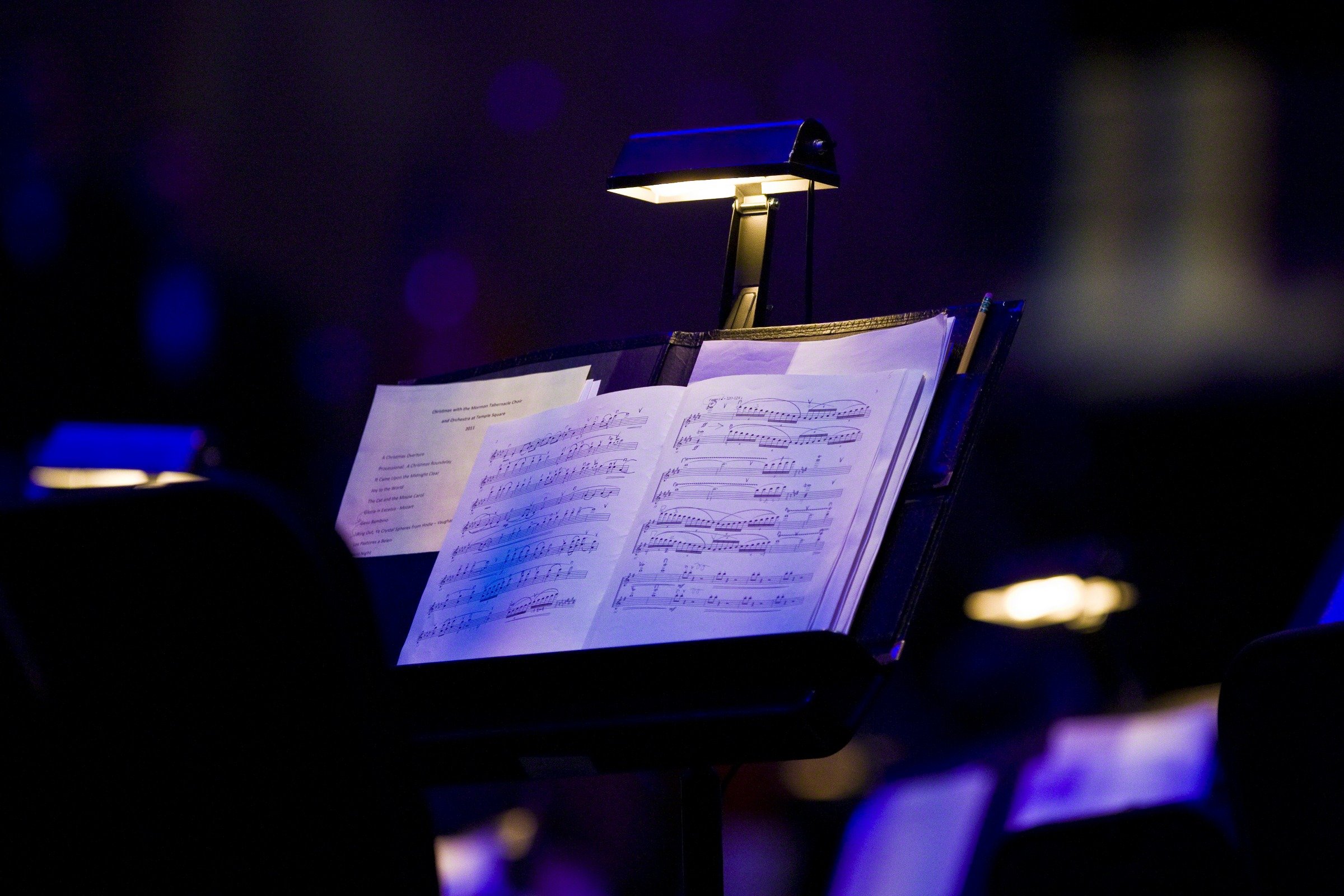 Music Stands and Lights