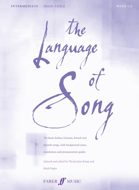 The Language of Song (High Voice) Intermediate (Faber) Piano Traders
