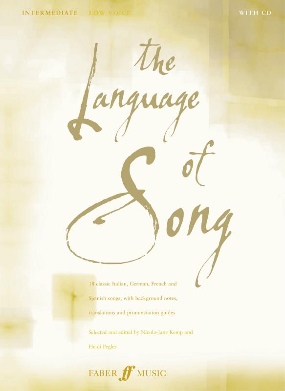 The Language of Song (Low Voice) Intermediate (Faber) Piano Traders