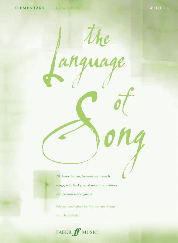 The Language of Song (Low Voice) Elementary (Faber) Piano Traders