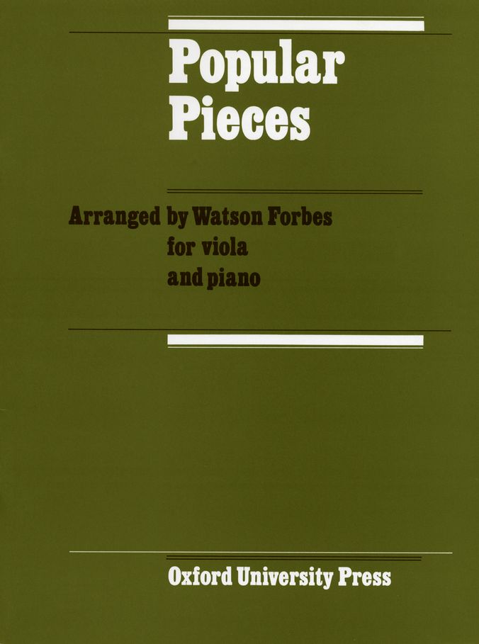 Popular Pieces for Viola (Oxford) Piano Traders