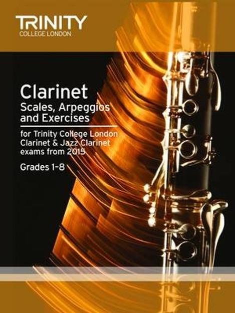 Trinity Clarinet Scales, Arpeggios & Exercises G1-8/15 Piano Traders