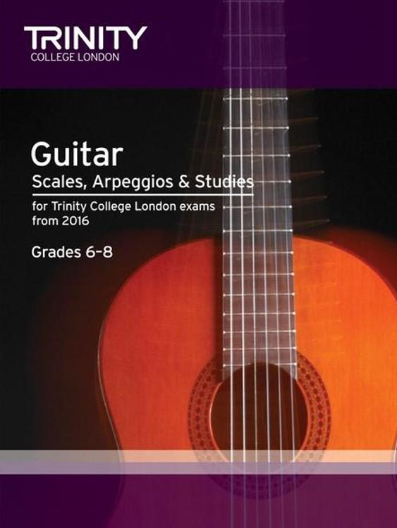 Trinity Guitar Scales, Arpeggios & Studies G6-8/16 Piano Traders