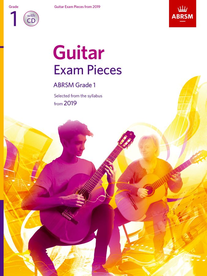 ABRSM Guitar Exams from 2019, G1 (BK/CD) Piano Traders