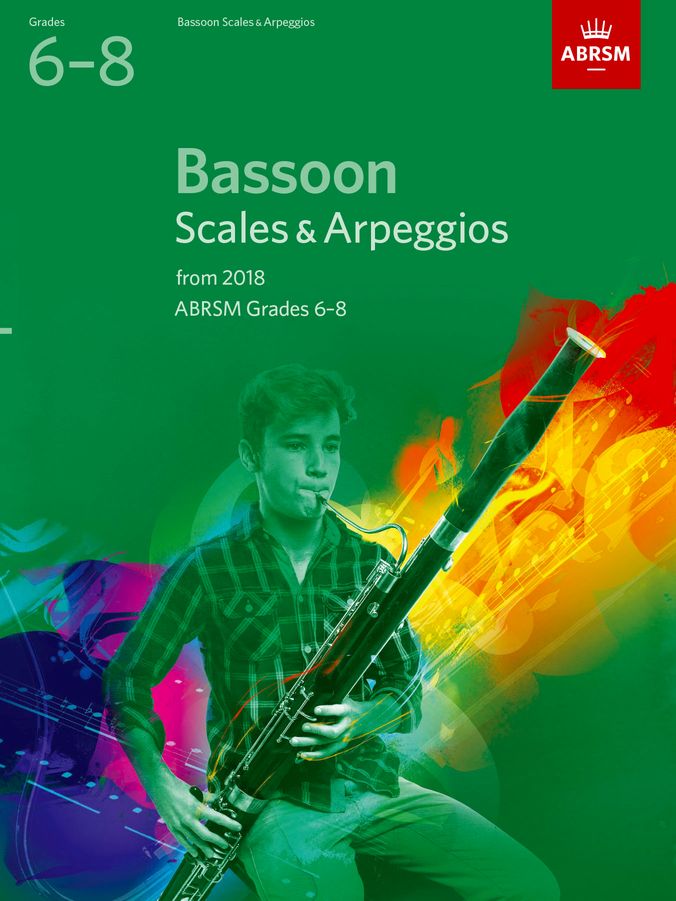 ABRSM Bassoon Scales & Arpeggios G6-8/18 Piano Traders