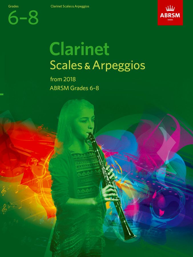 ABRSM Clarinet Scales G6-8/18 Piano Traders