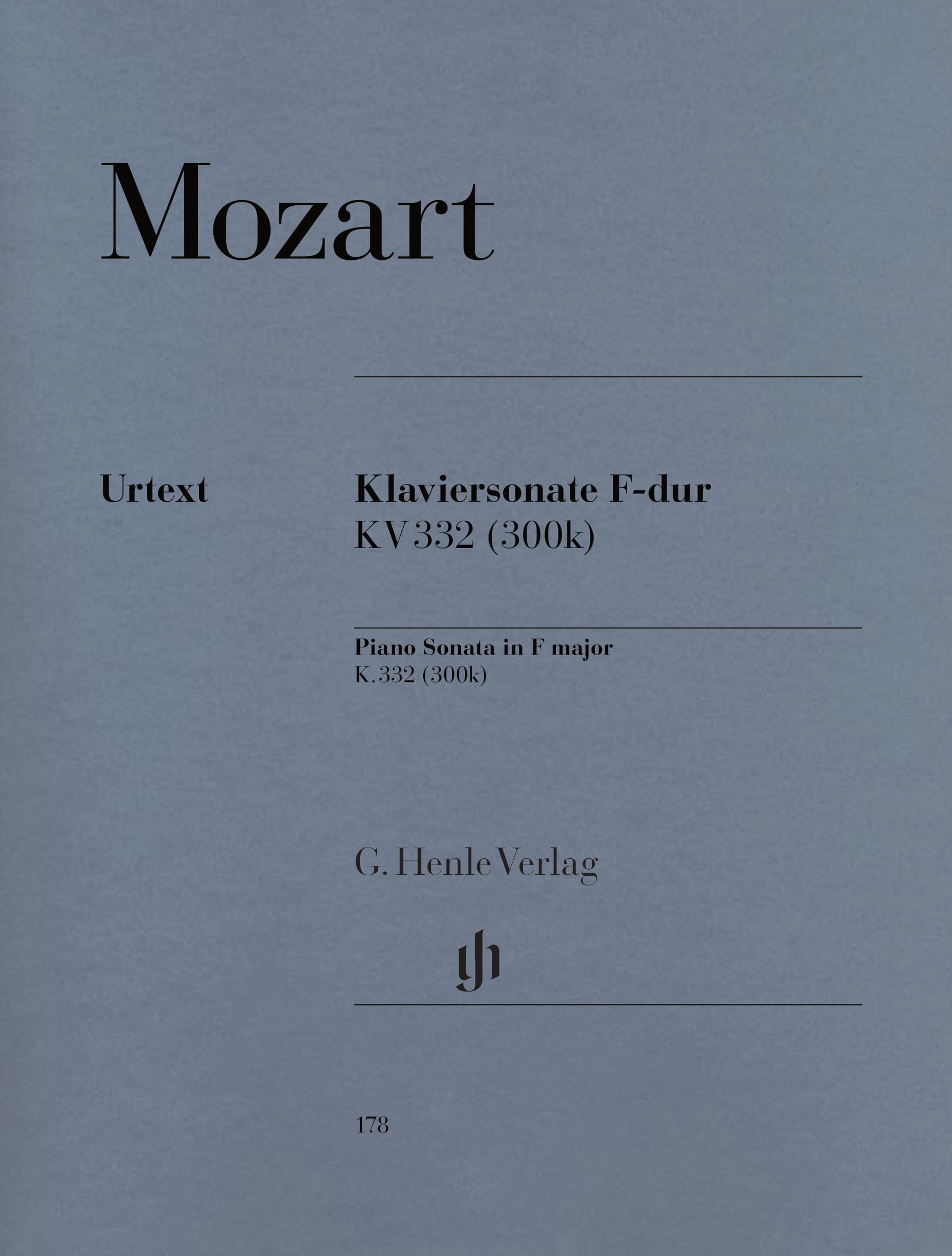 Mozart Piano Sonata in F Major K.332 (300k) (Henle) Piano Traders