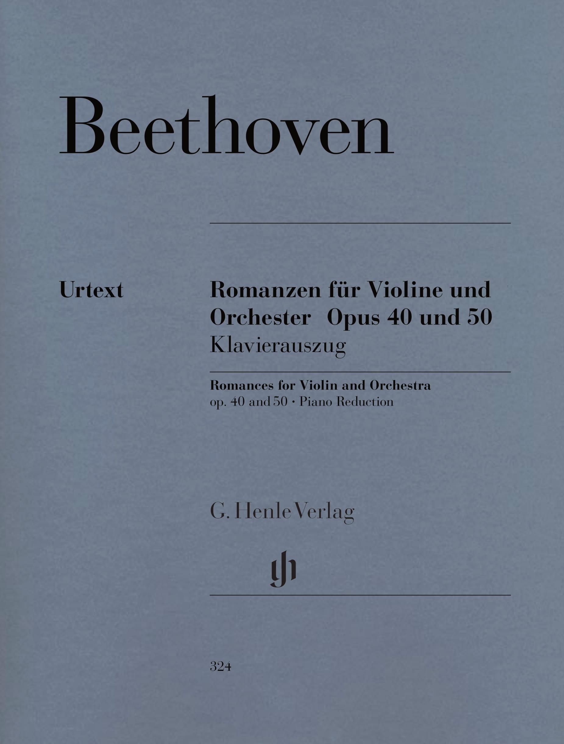 Beethoven Romances for Violin Op.40 & 50 (Henle) Piano Traders