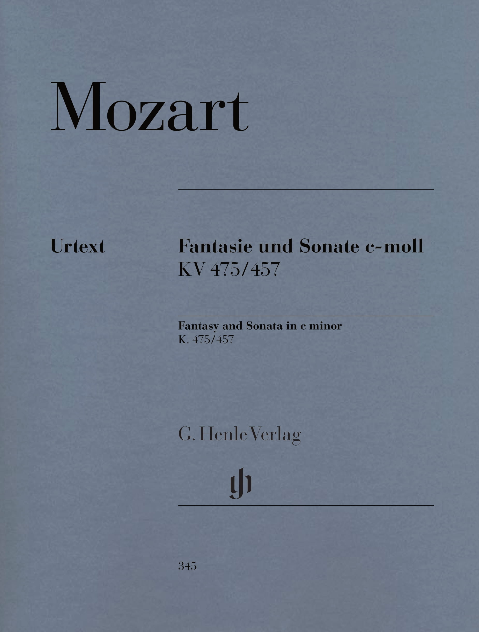 Mozart Fantasy and Sonata in c minor K.475/457 (Henle) Piano Traders