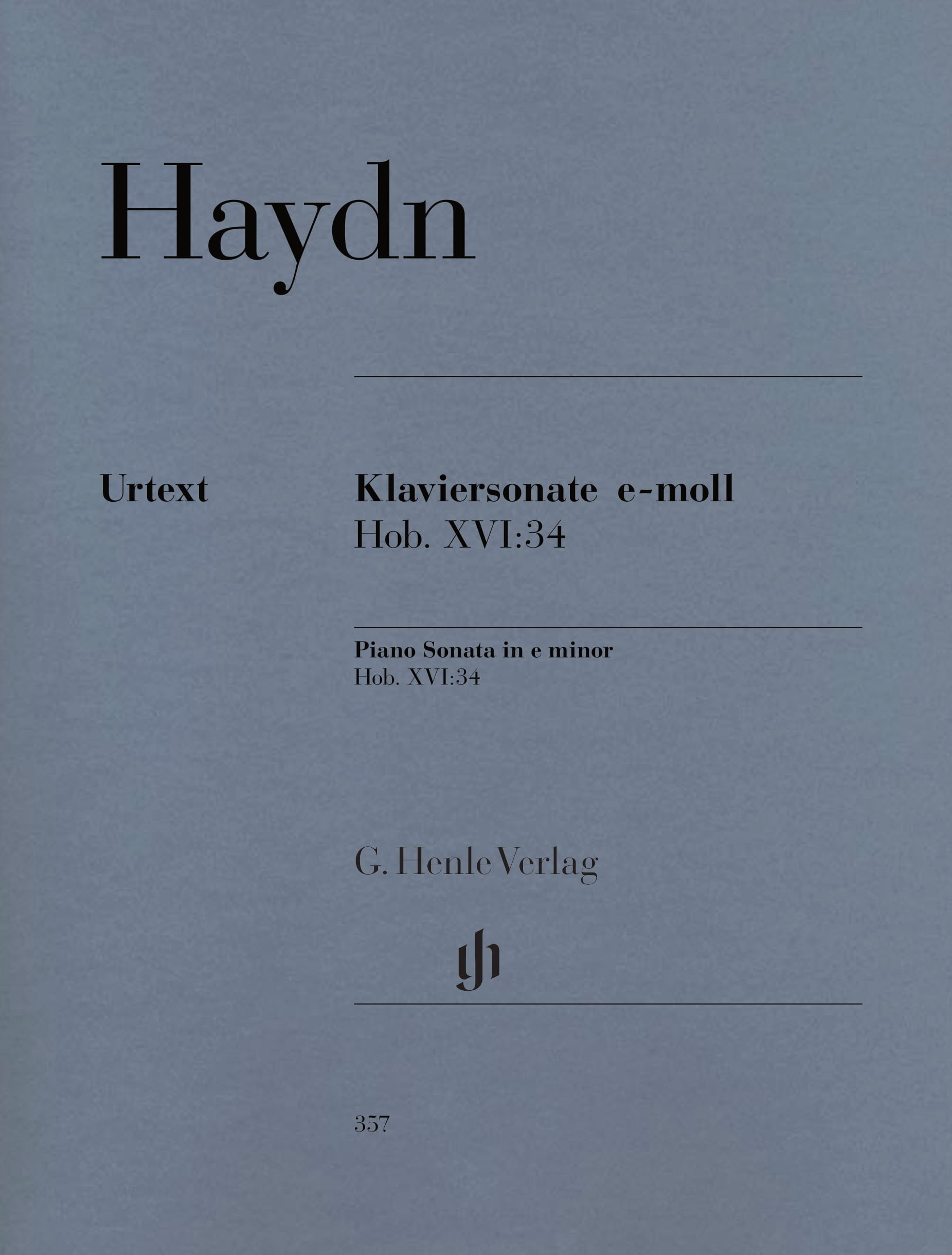 Haydn Piano Sonata in e minor Hob.XVI:34 (Henle) Piano Traders