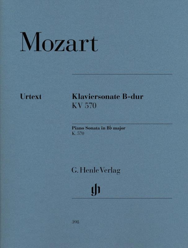 Mozart Piano Sonata in Bb major K. 570 (Henle) Piano Traders