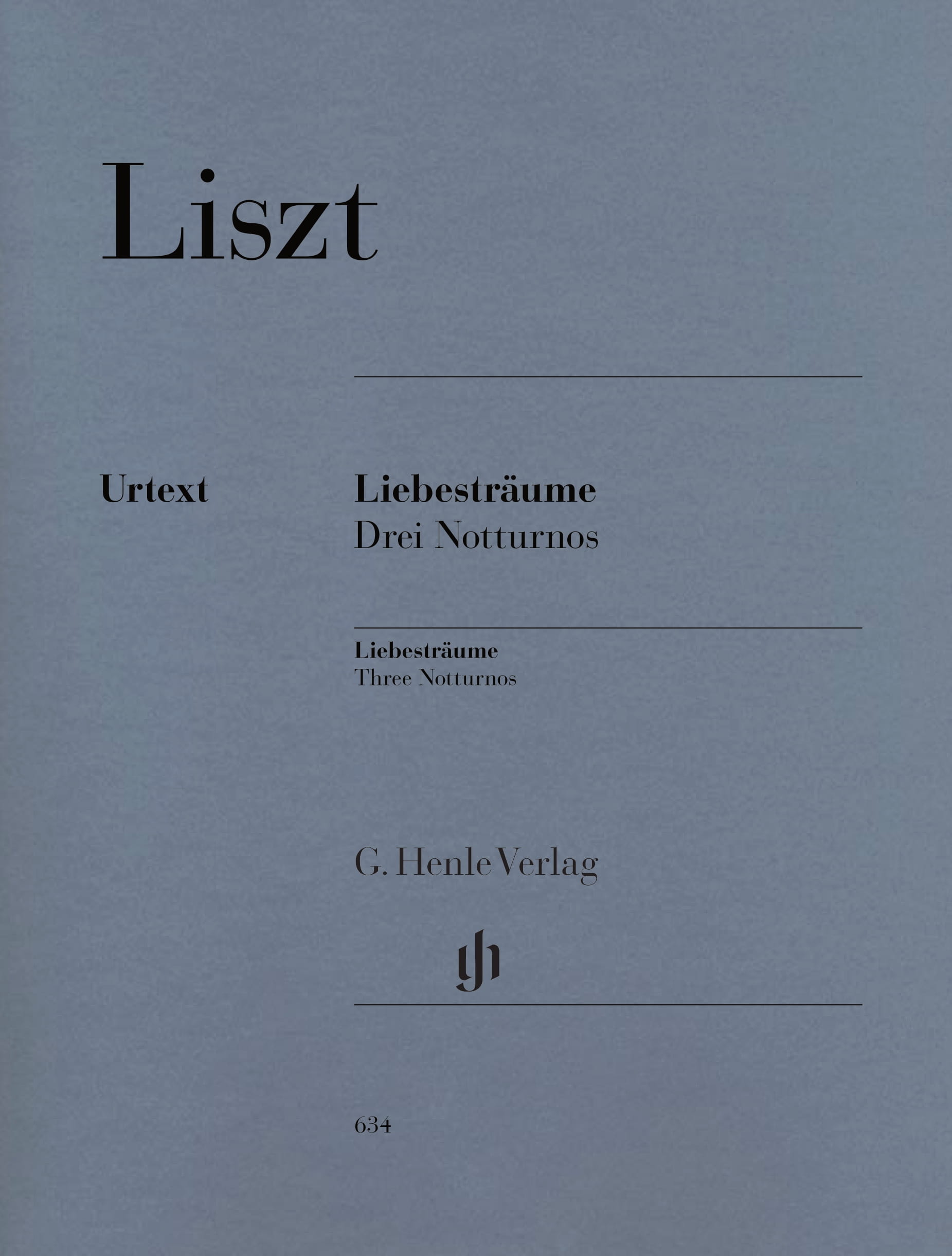 Liszt Liebestraume Three Nocturnes (Henle) Piano Traders