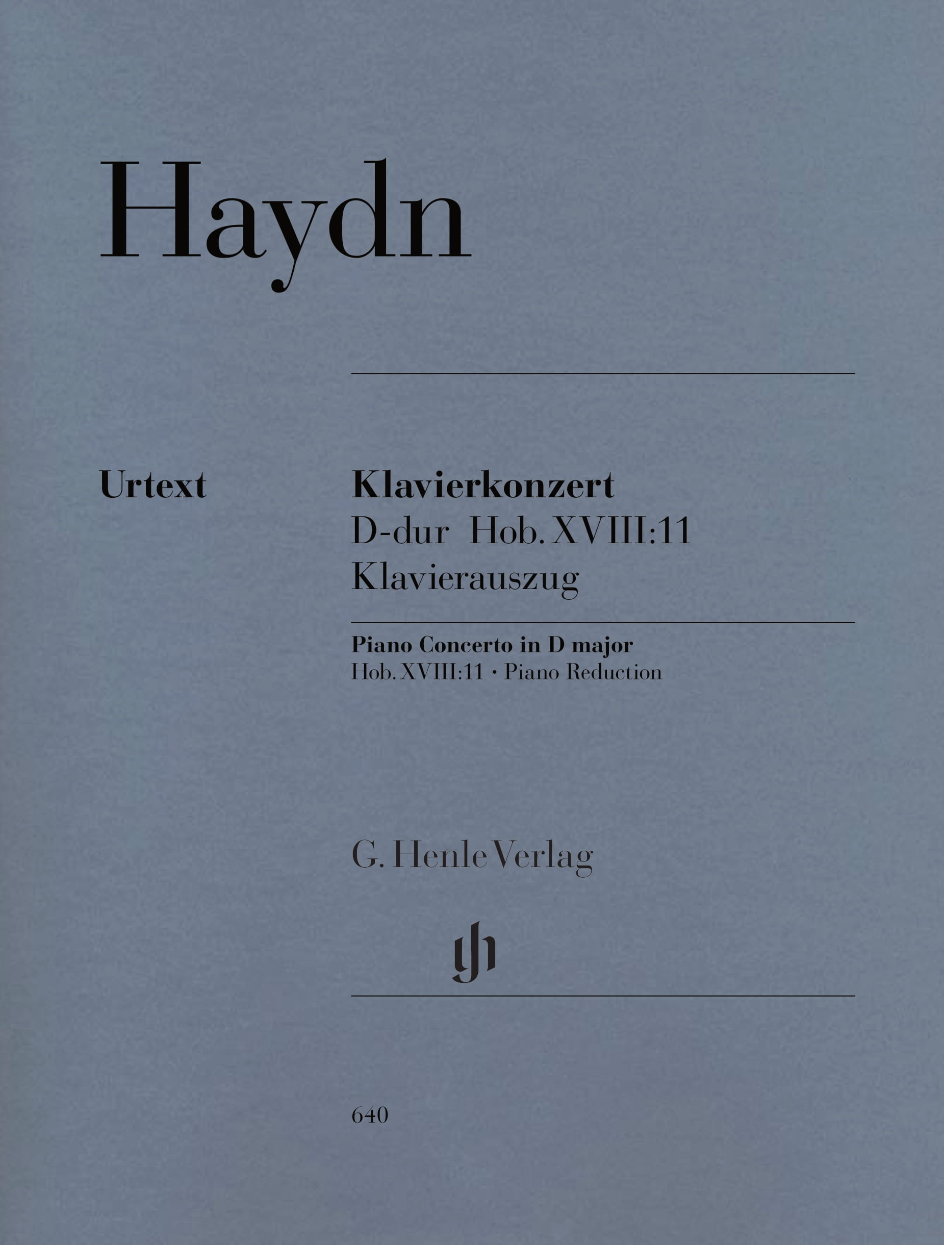 Haydn Piano Concerto in D Major Hob.XVIII:11 (Henle) Piano Traders