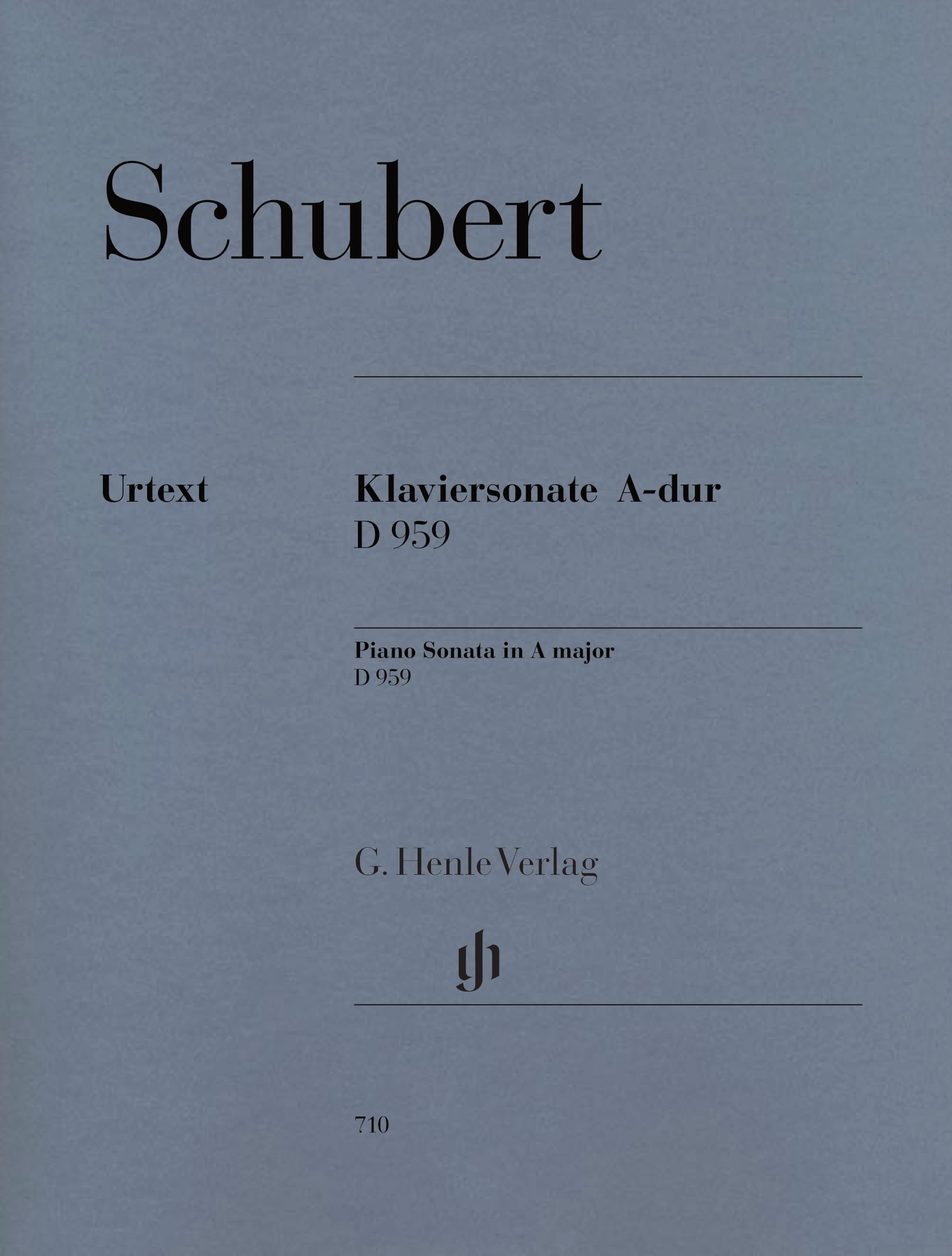 Schubert Piano Sonata in A Major D.959 (Henle) Piano Traders