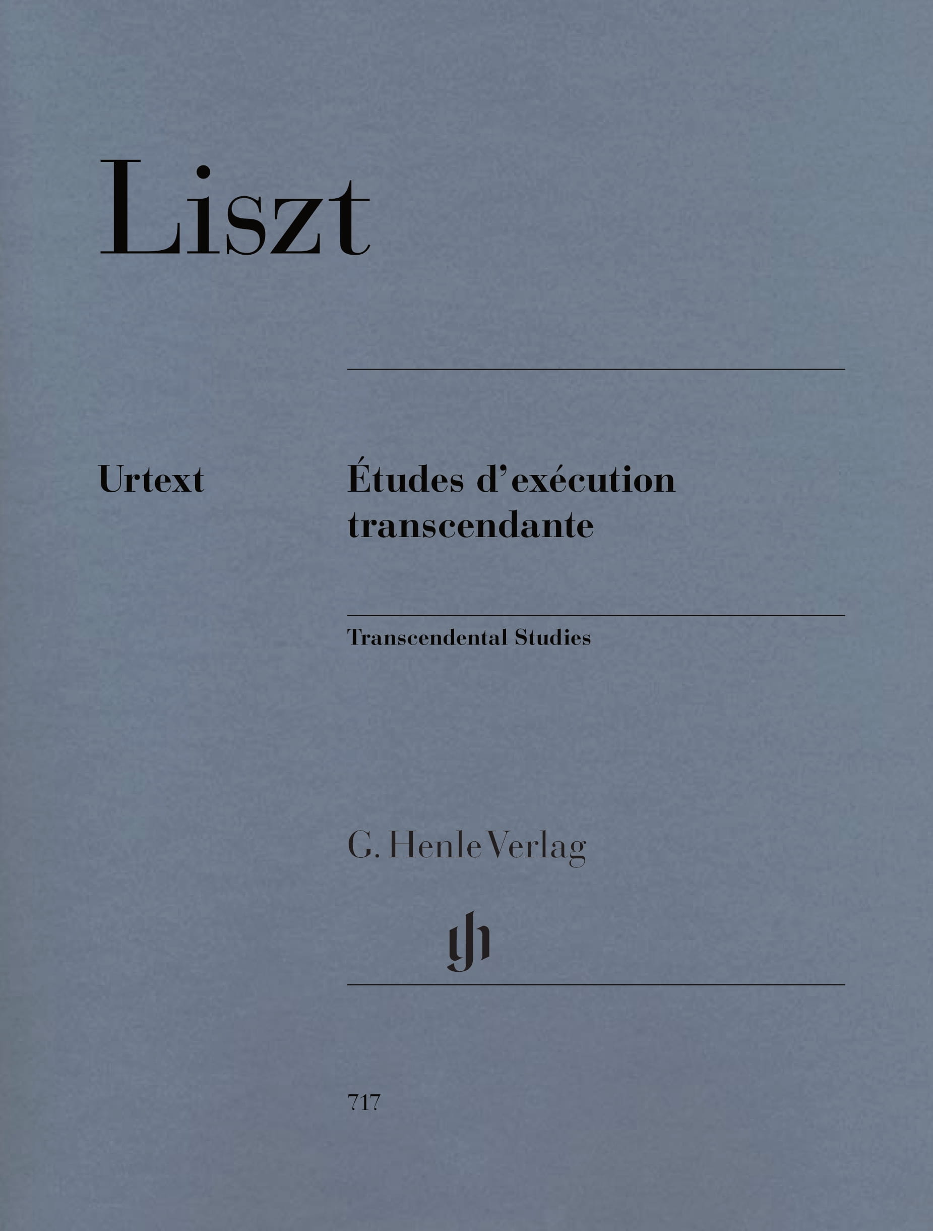 Liszt Transcendental Studies (Henle) Piano Traders
