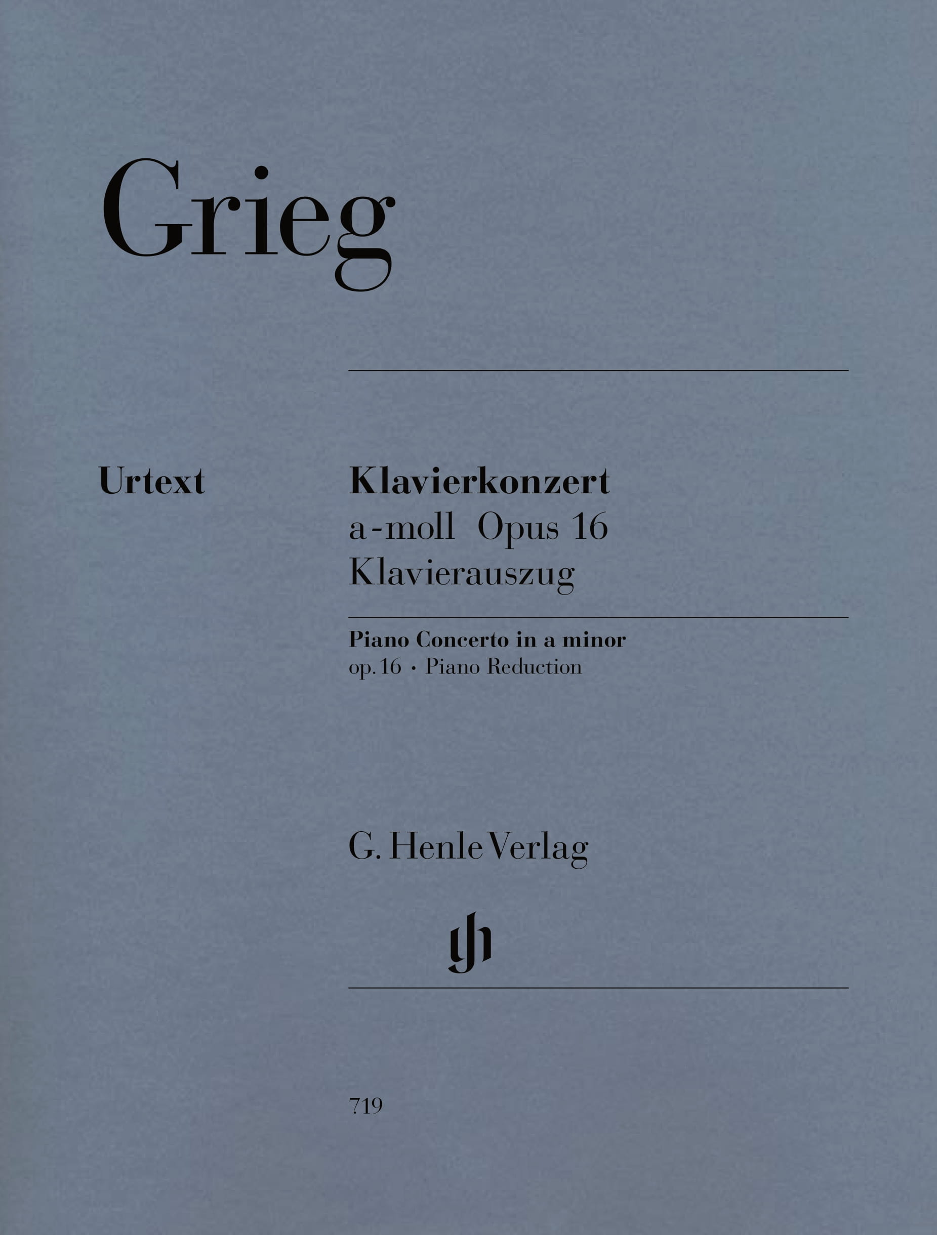 Grieg Piano Concerto in a minor Op.16 (Henle) Piano Traders