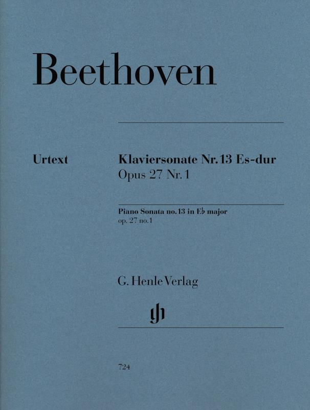 Beethoven Piano Sonata no.13 in Eb Major Op.27 No.1 (Henle) Piano Traders