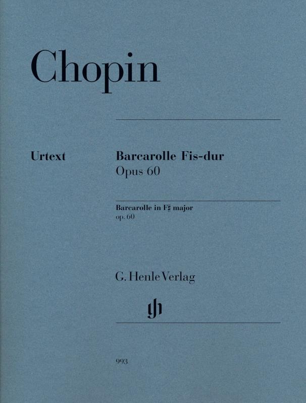Chopin Barcarolle in F# Major Op.60 (Henle) Piano Traders