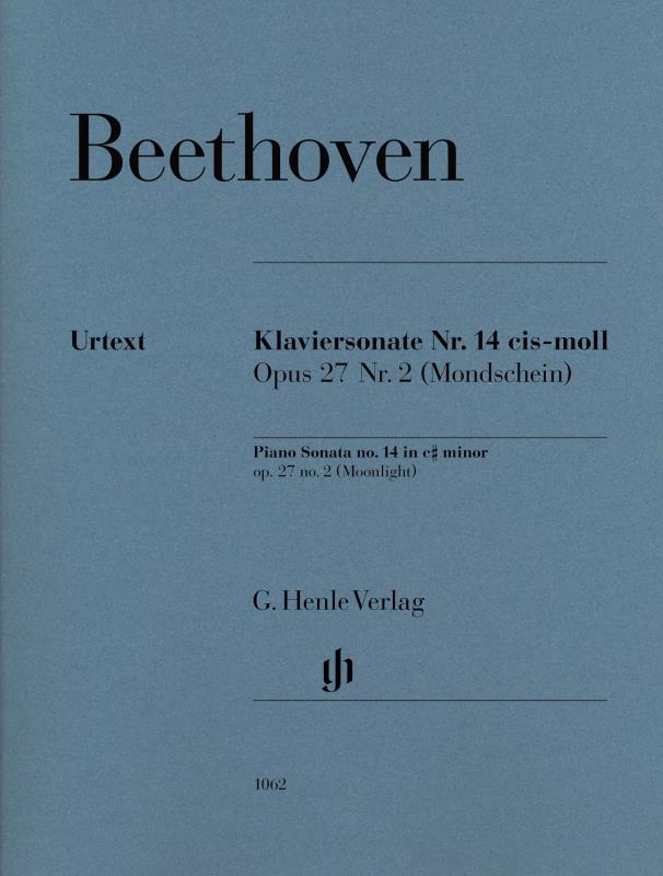 Beethoven Moonlight Sonata no.14 c# minor Op.27 No.2 (Henle) Piano Traders