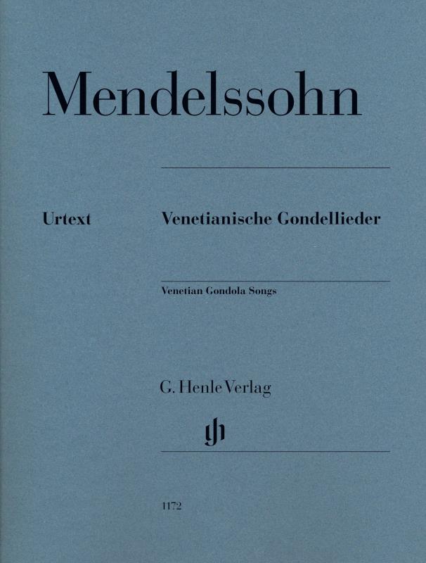 Mendelssohn Venetian Gondola Songs (Henle) Piano Traders