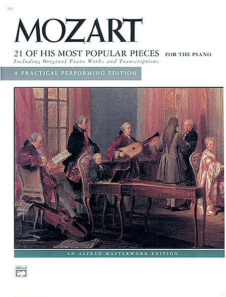 Mozart 21 of his Most Popular Pieces (Alfred) Piano Traders