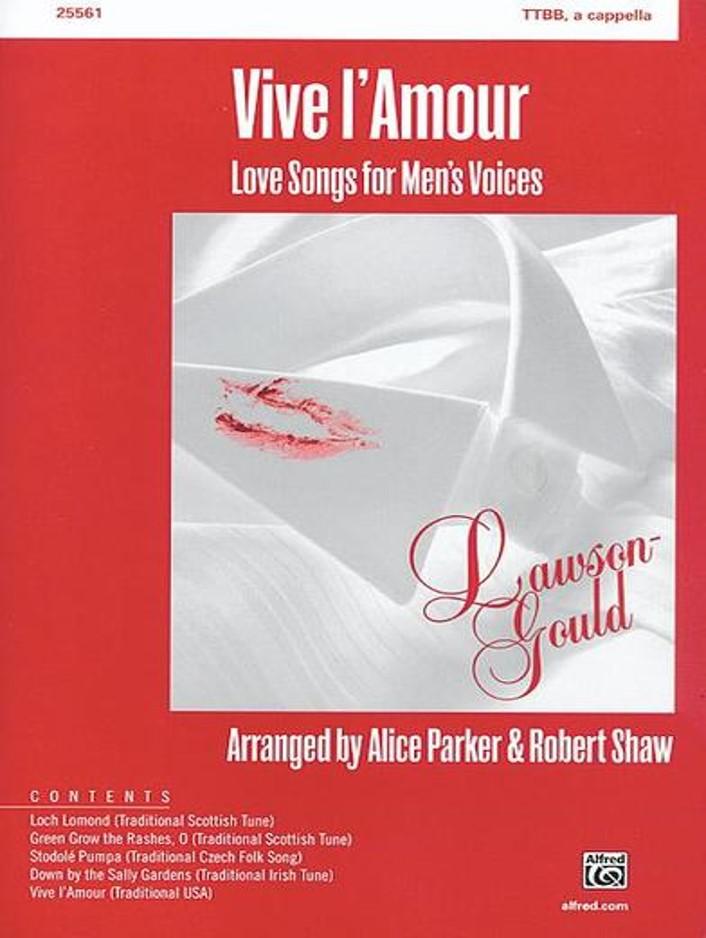 Vive l’Amour Love Songs for Men’s Voices TTBB Piano Traders