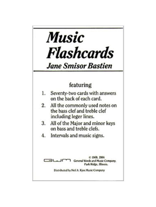 Bastien Piano Flash Cards Piano Traders