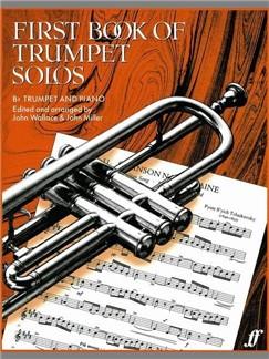 First Book of Trumpet Solos Piano Traders