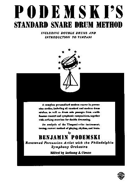 Podemski’s Standard Snare Drum Method Piano Traders