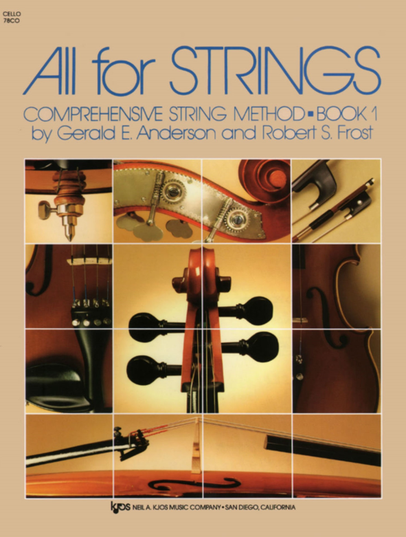 All for Strings Cello Book 1 Piano Traders