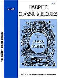 Bastien Piano Favorite Classic Melodies 2 Piano Traders