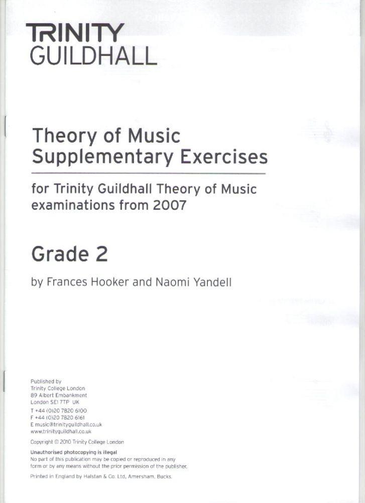 Trinity Theory Supplementary Exercises G2 Piano Traders