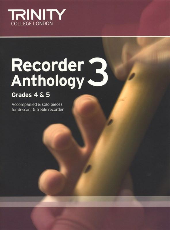 Trinity Recorder Anthology Book 3 Grades 4&5 Piano Traders