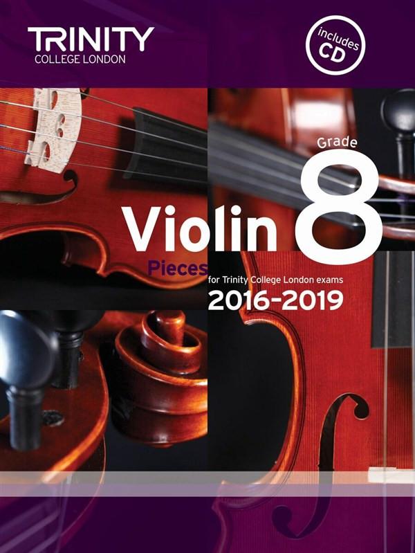 Trinity Violin Exams 16-19, G8 (BK/CD) Piano Traders