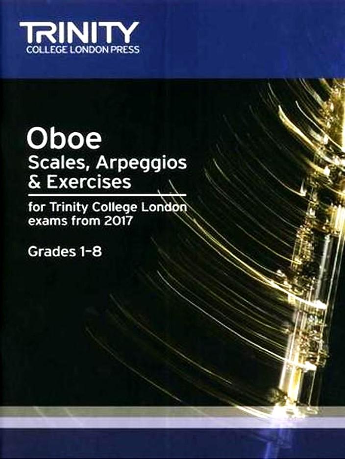 Trinity Oboe Scales, Arpeggios & Exercises G1-8/17 Piano Traders