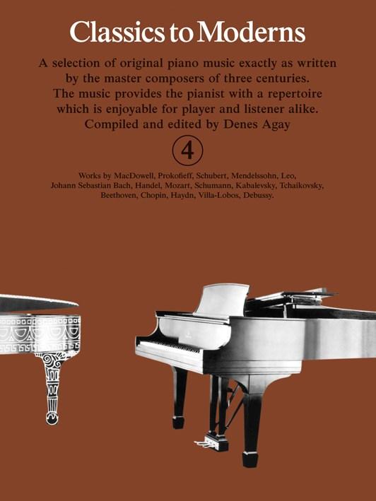 Classics to Moderns 4 Piano Traders