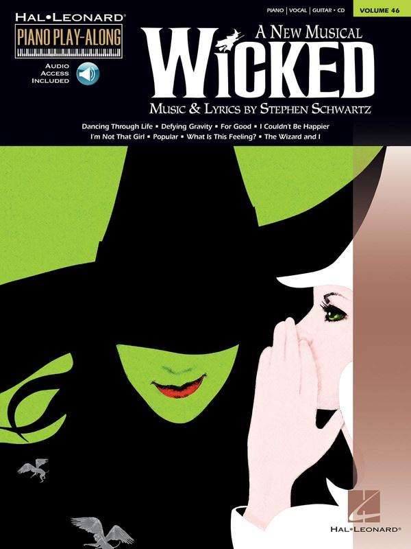 Hal Leonard Piano Play-along Wicked A New Musical Vol.46 Piano Traders