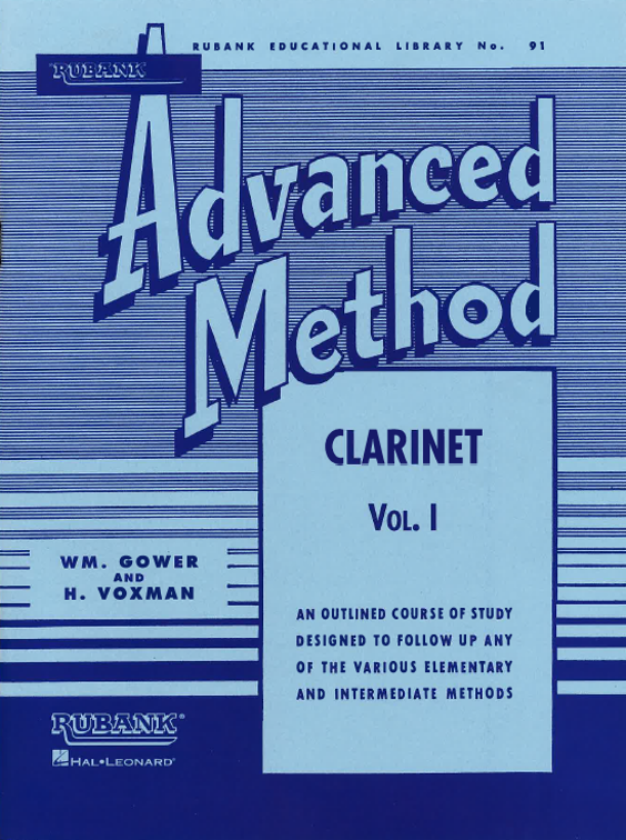 Rubank Advanced Method Clarinet Vol. I Piano Traders