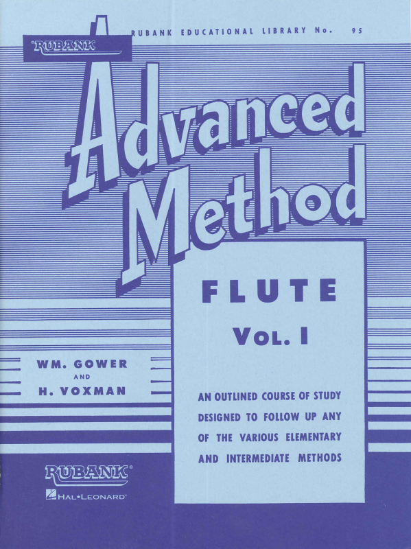 Rubank Advanced Method Flute Vol. I Piano Traders