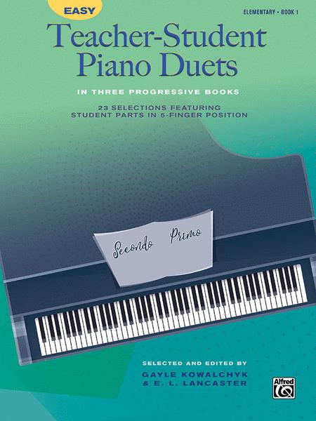 Easy Teacher-Student Piano Duets Book 1 (Alfred) Piano Traders
