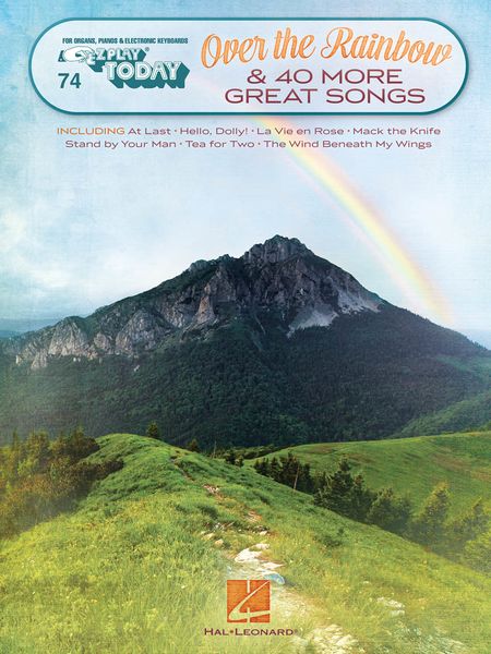 EZ PLAY 74 Over the Rainbow & 40 More Great Songs Piano Traders