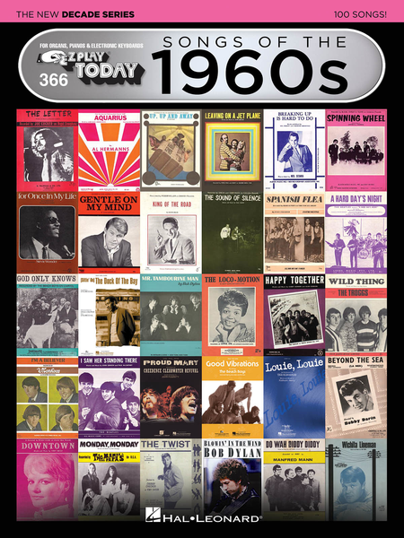EZ PLAY 366 Songs of the 1960s Piano Traders