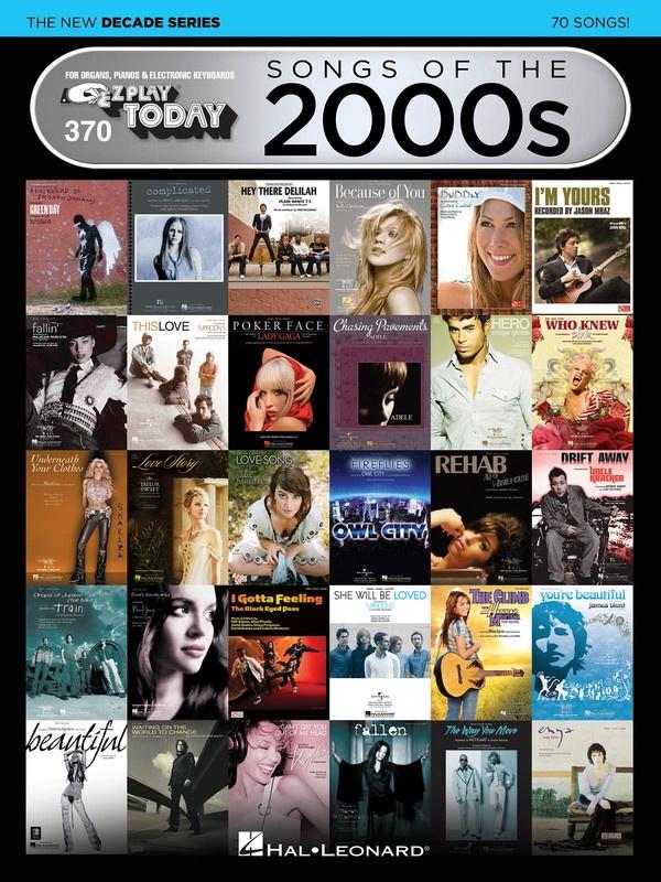 EZ PLAY 370 Songs of the 2000s Piano Traders