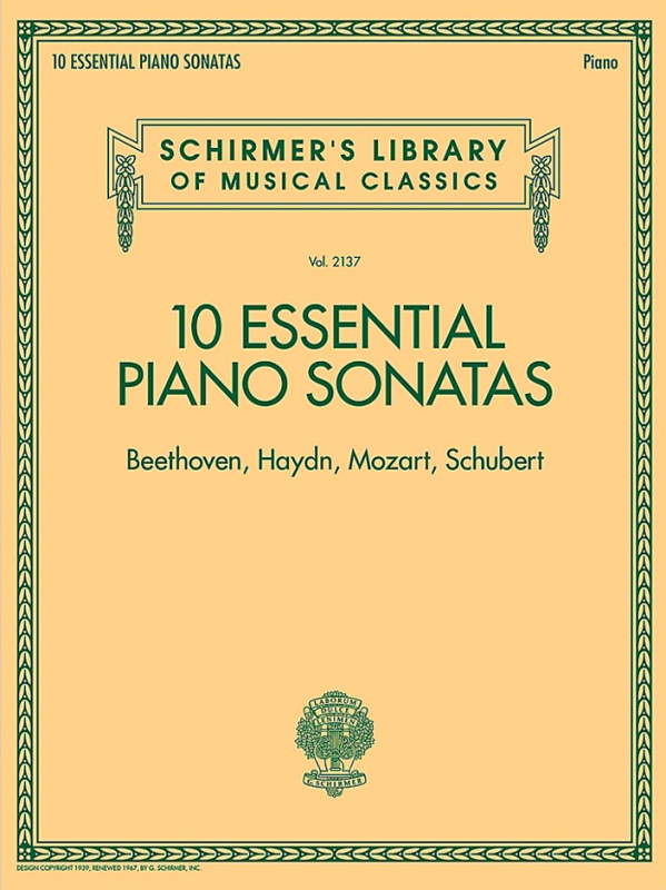 10 Essential Piano Sonatas (Schirmer) Piano Traders