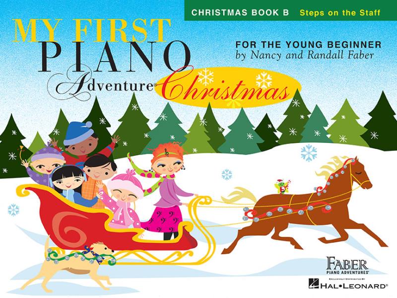 My First Piano Adventure Christmas Book B Steps on the Staff Piano Traders
