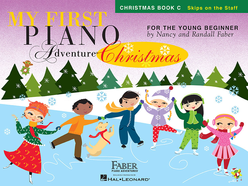 My First Piano Adventure Christmas Book C Skips on the Staff Piano Traders