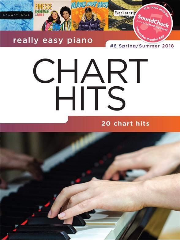 Really Easy Piano Chart Hits #6 Spring/Summer 2018 Piano Traders
