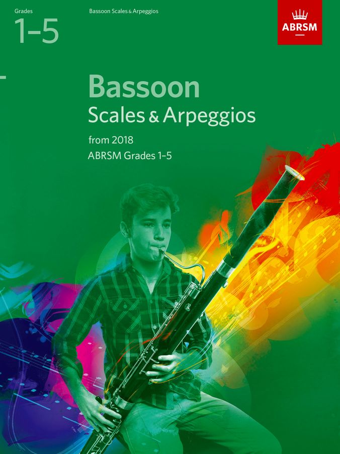 ABRSM Bassoon Scales & Arpeggios G1-5/18 Piano Traders