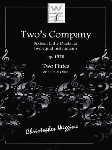 Two’s Company Op.157B for Two Flutes or Flute & Oboe Piano Traders