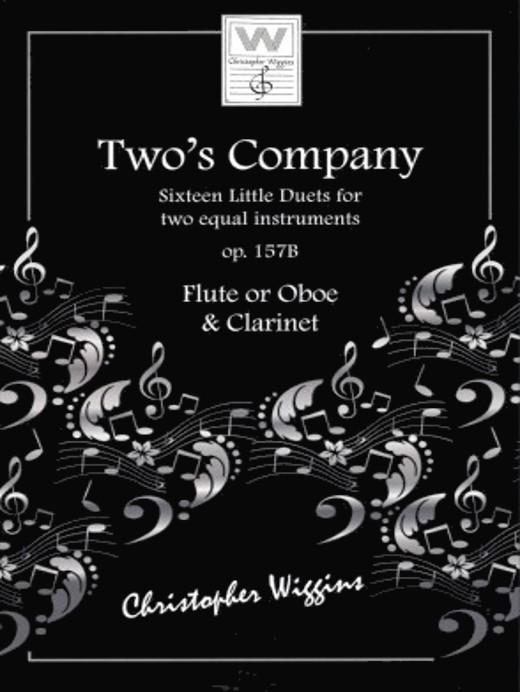 Two’s Company Op.157B for Flute or Oboe & Clarinet Piano Traders